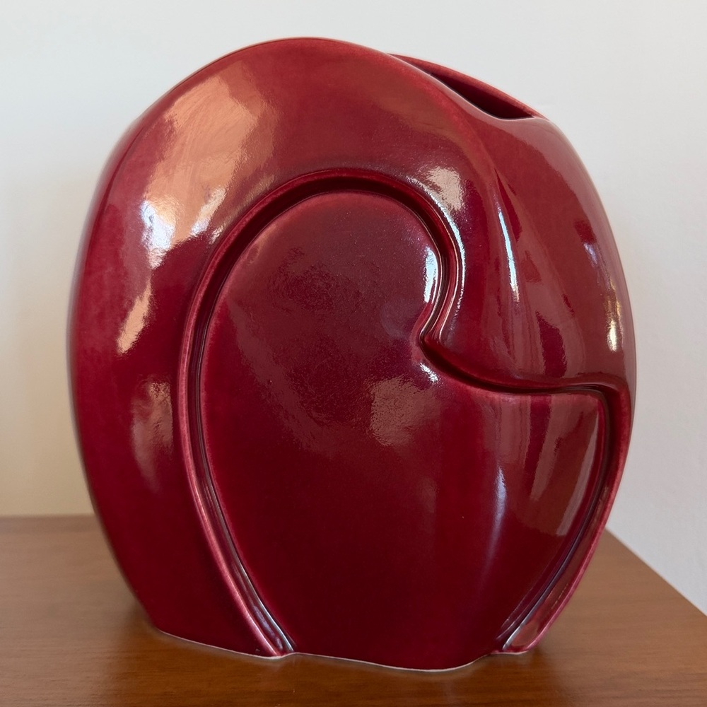 Vintage Red Wing Pottery B-1418 vase Belle Kogan Design Mid Century Modern